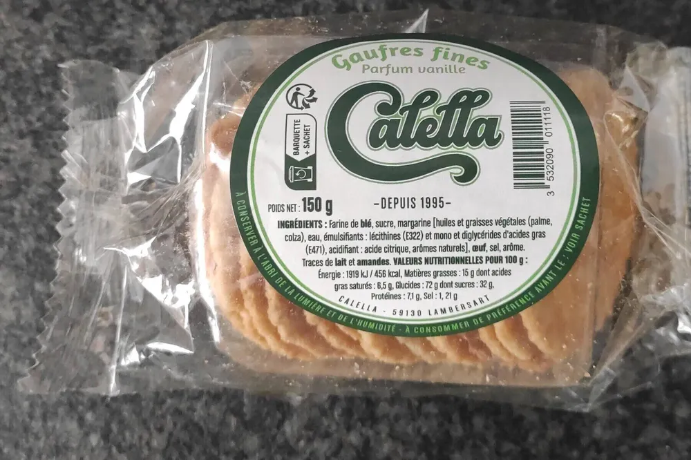 Gaufres fines vanille