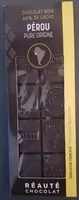 Chocolat noir 64% de cacao PÉROU PURE ORIGINE