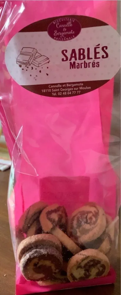 Sablés marbrés chocolat
