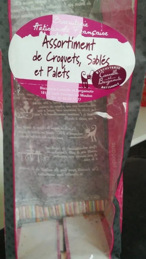 Assortiment de croquets, sablés et palets