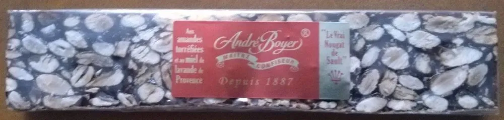 Barre nougat noir