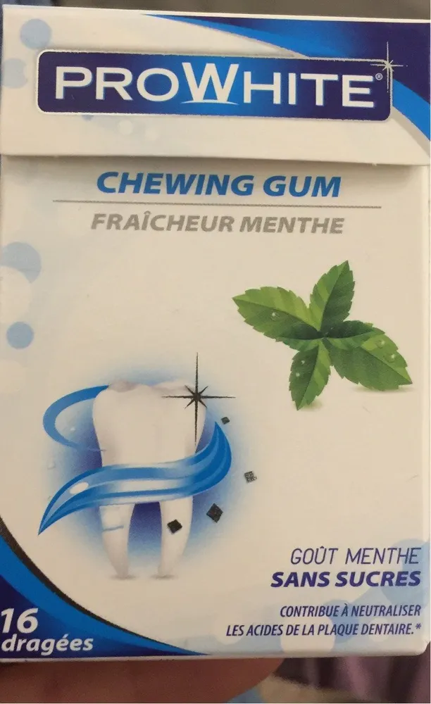 Prowhite - Chewing-Gum Sans Sucres Eclat Blancheur