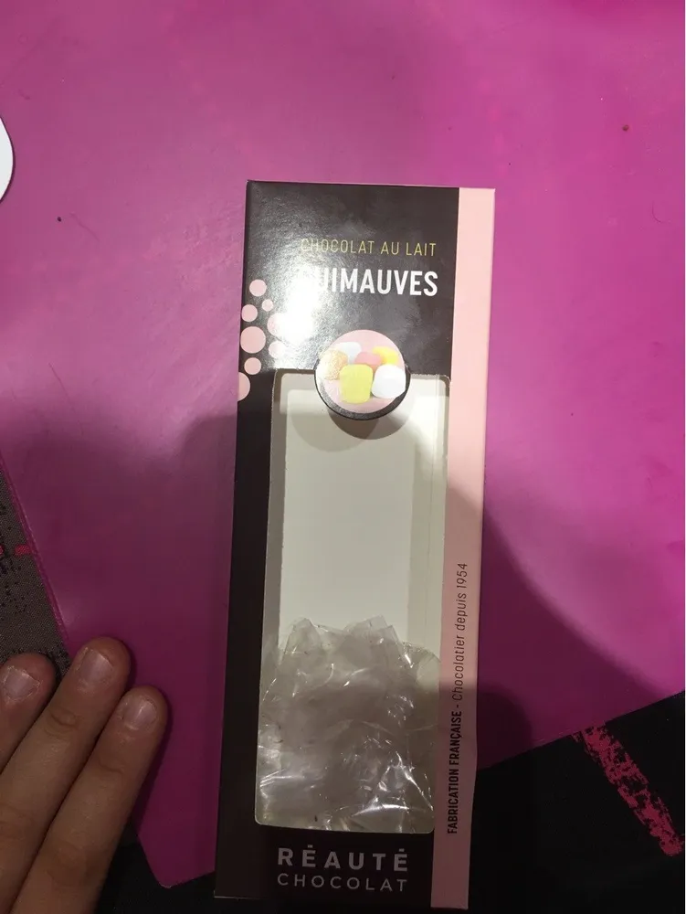 Chocolat au lait guimauve