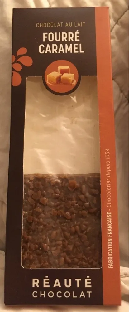 chocolat au lait fourré caramel