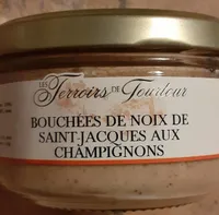 Bouchées de noix de saint Jacques aux champignons
