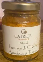 Délice de fromage de chèvre artichaut et tomate