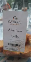 Actrice gourmet mini toasts grillés