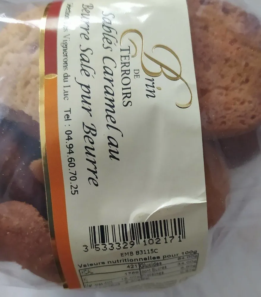 Sablés caramel