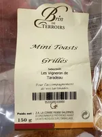Mini toast grillé