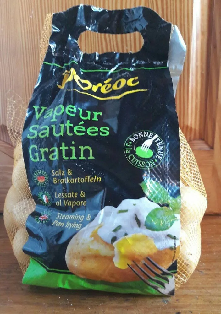 Pommes de terre Vapeur Sautées Gratin