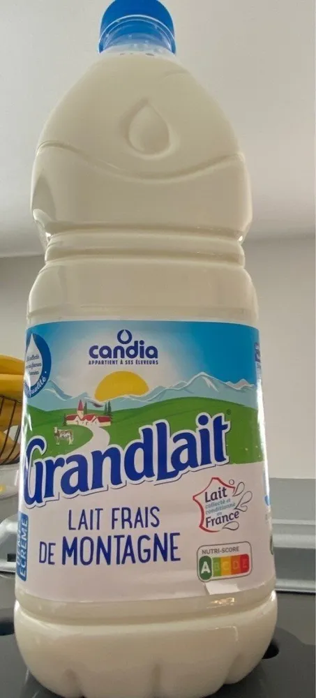 Lait frais de montagne