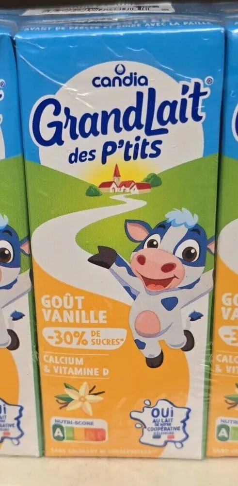 Grandlait des p'tits goût vanille