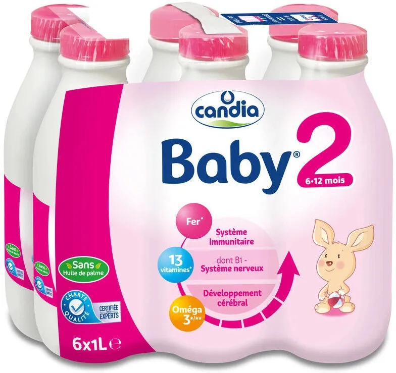 Lait De Suite 2ème âge Babylait Dès 5 Mois 6 Fois 1 Litre