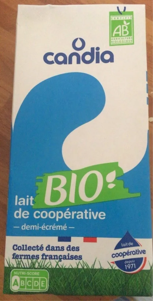 Lait de cooperative bio