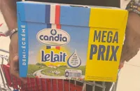 Le lait demi-écrémé