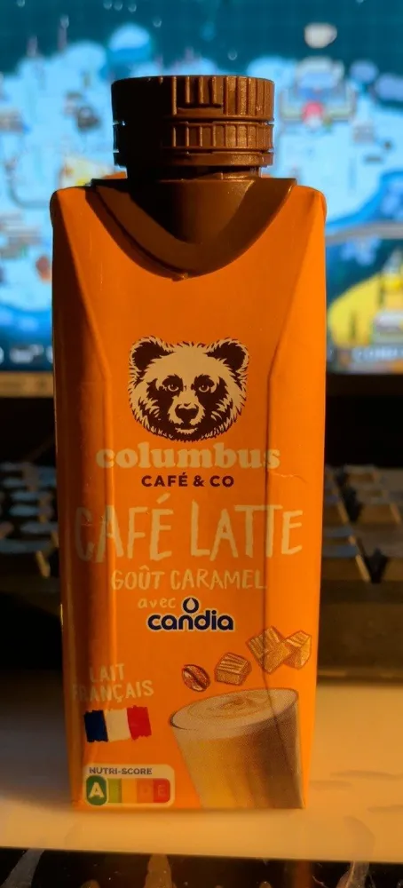 Café latté goût caramel