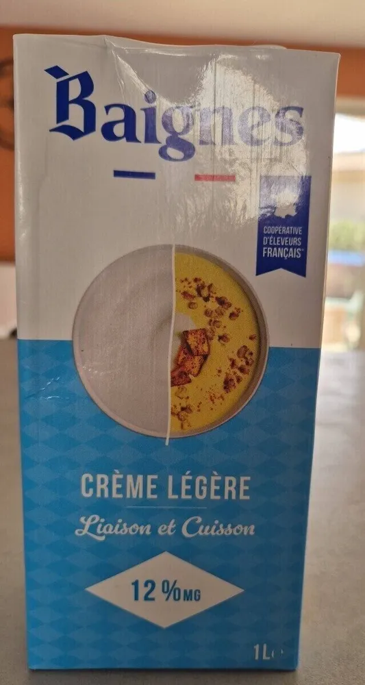 CRÈME LÉGÈRE Liaison et Cuisson