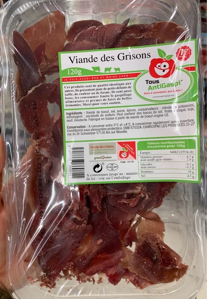 Viande de Grisons