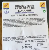 Tarte poireaux 2x150g