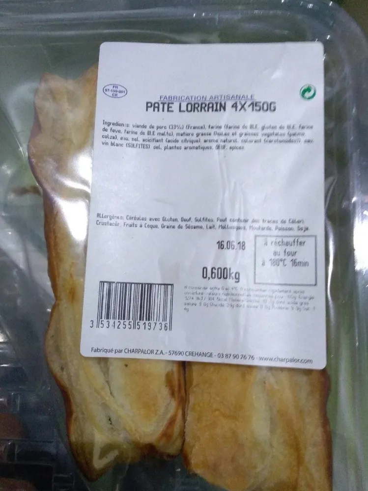 Pâte lorrain