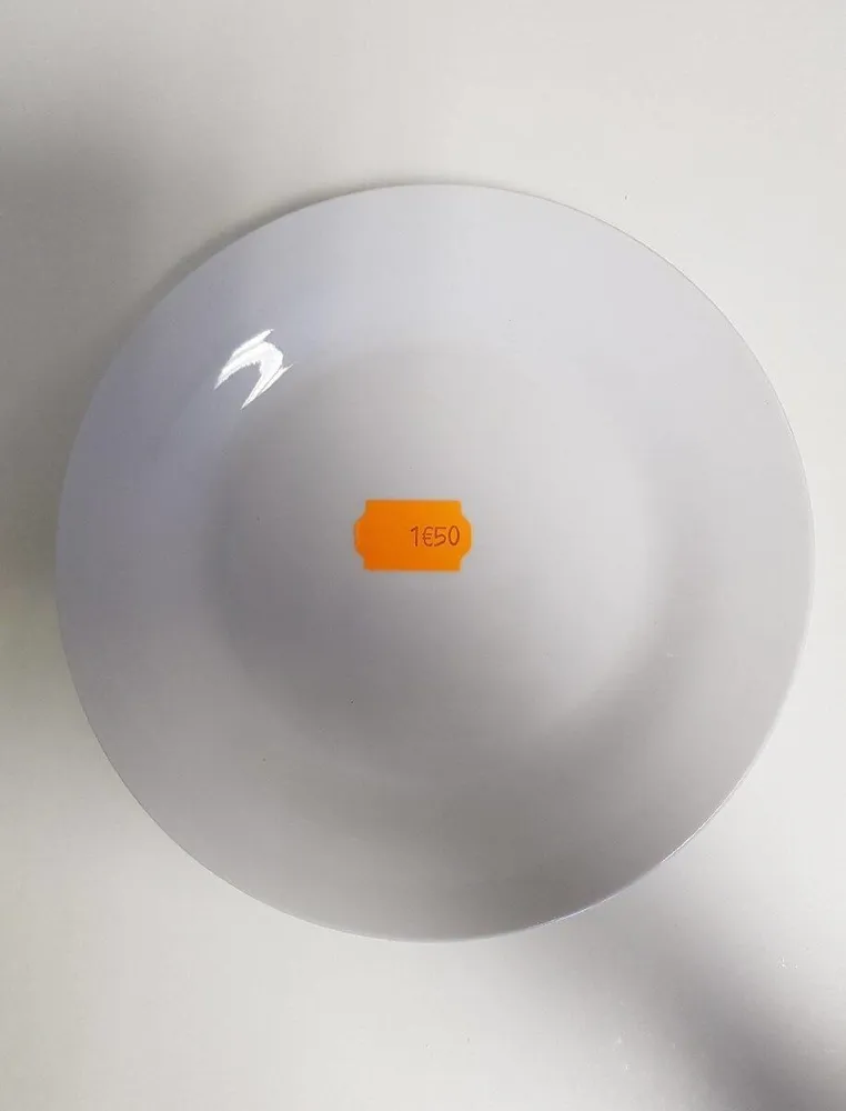 Assiette porcelaine 19cm blanche