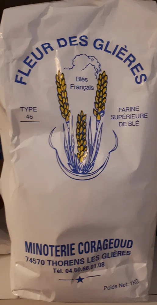 Farine de ble Fleur des Glieres type 45