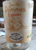 Jus de pommes argousier