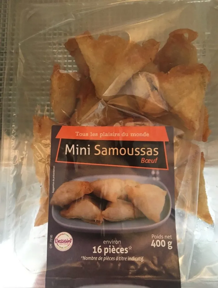 Mini samoussas boeuf