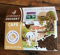 4 crèmes dessert café
