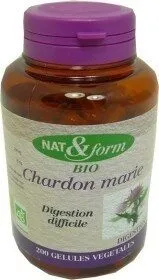 Chardon-marie Bio - 200 Gélules - Nat & Form