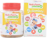 9 Vitamines - 30 Oursons - Nat & Form Junior +