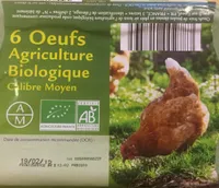 6 œufs agriculture biologique
