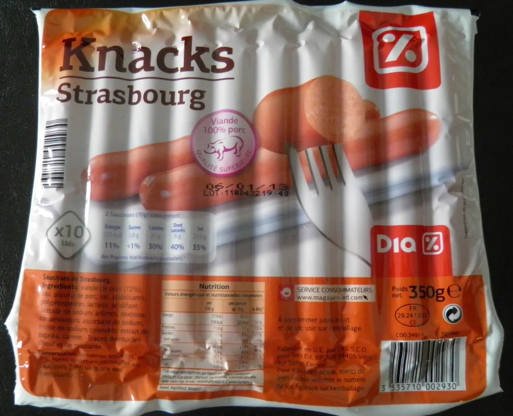 Knacks Strasbourg (x 10)