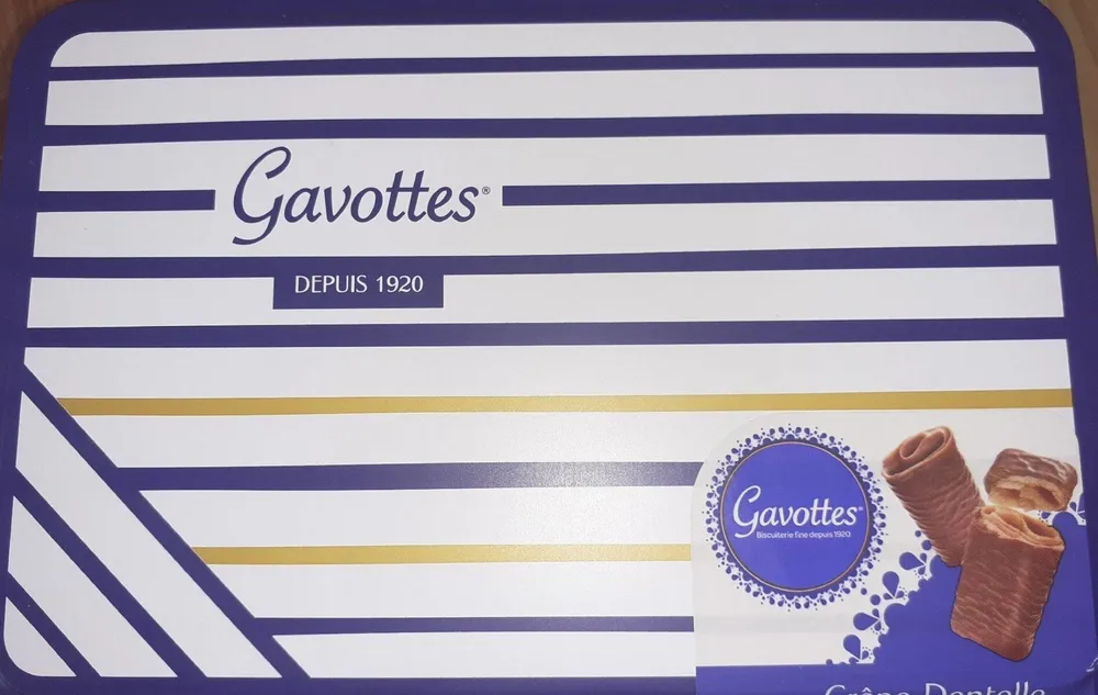 Crepe dentelle chocolat au lait