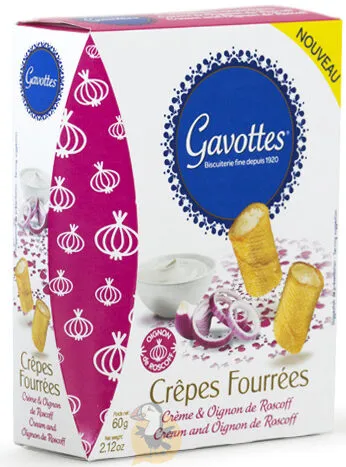 Crêpes Fourrées crème & oignon de Roscoff