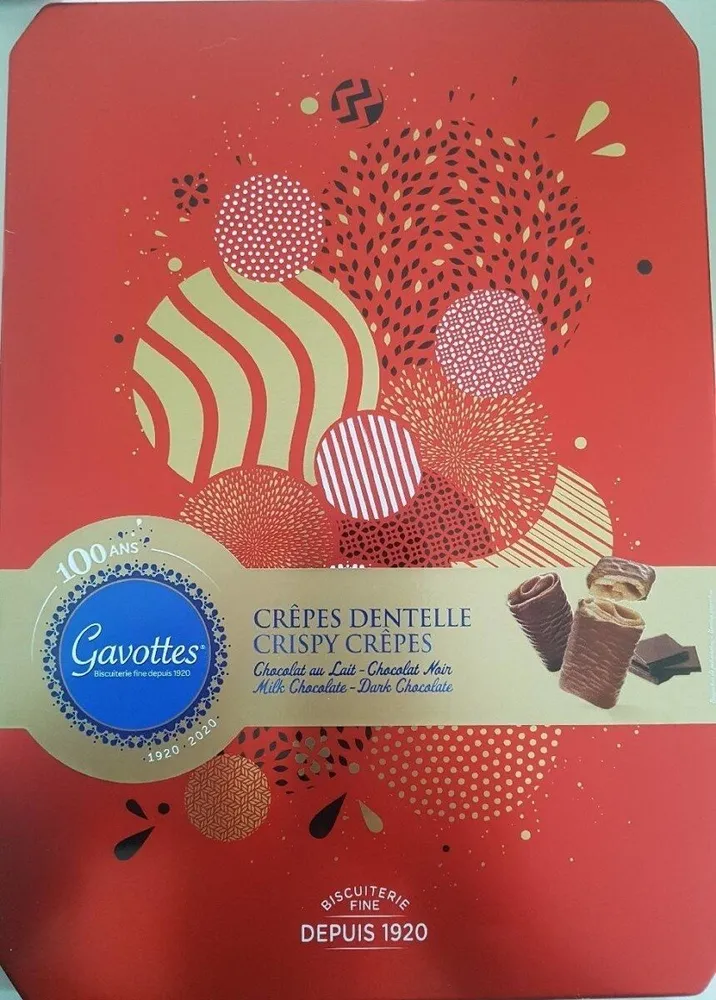 Crêpes dentelles 100 ans