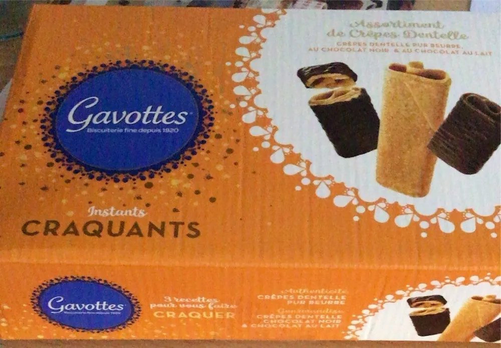 Assortiment de crepes dentelles