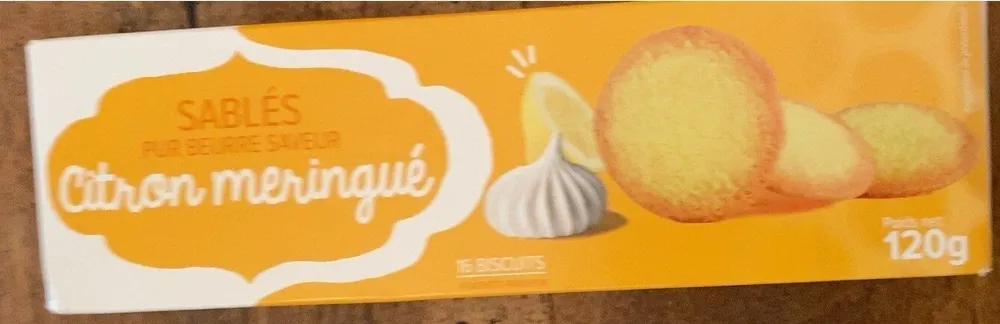 Sablés Citron meringué