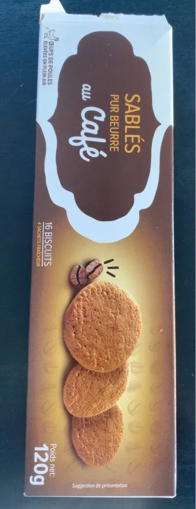 Sablés pur beurre au café