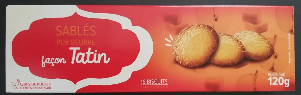 Sablés PUR BEURRE façon tatin