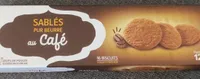 Sable pur beurre au café