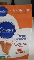Gavotte cœur caramel