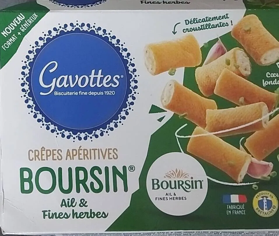 Crêpes apéritives boursin