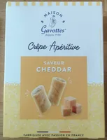 Crêpe apéritive saveur cheddar