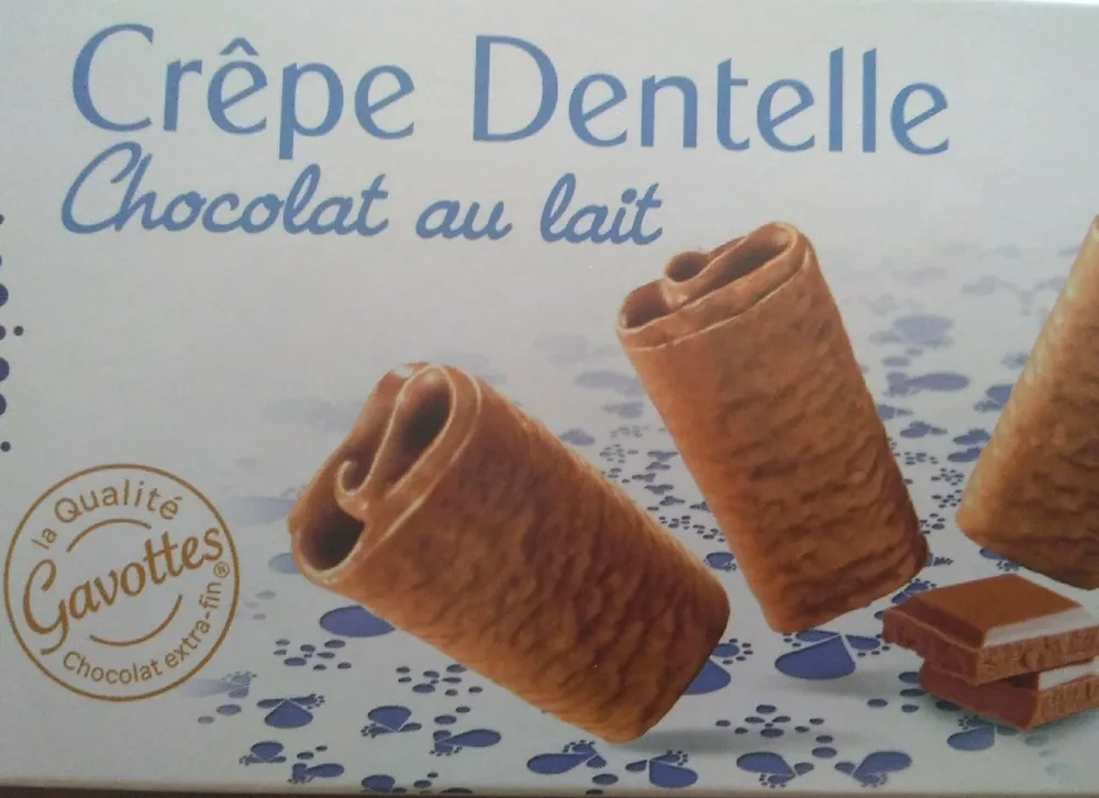 Gavottes crêpes dentelle chocolat au lait
