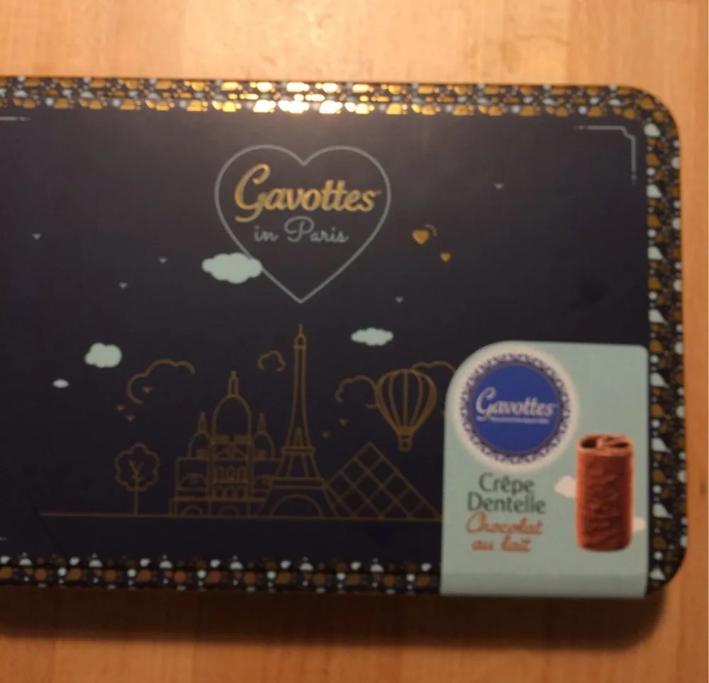 Crepes dentelle chocolat au lait