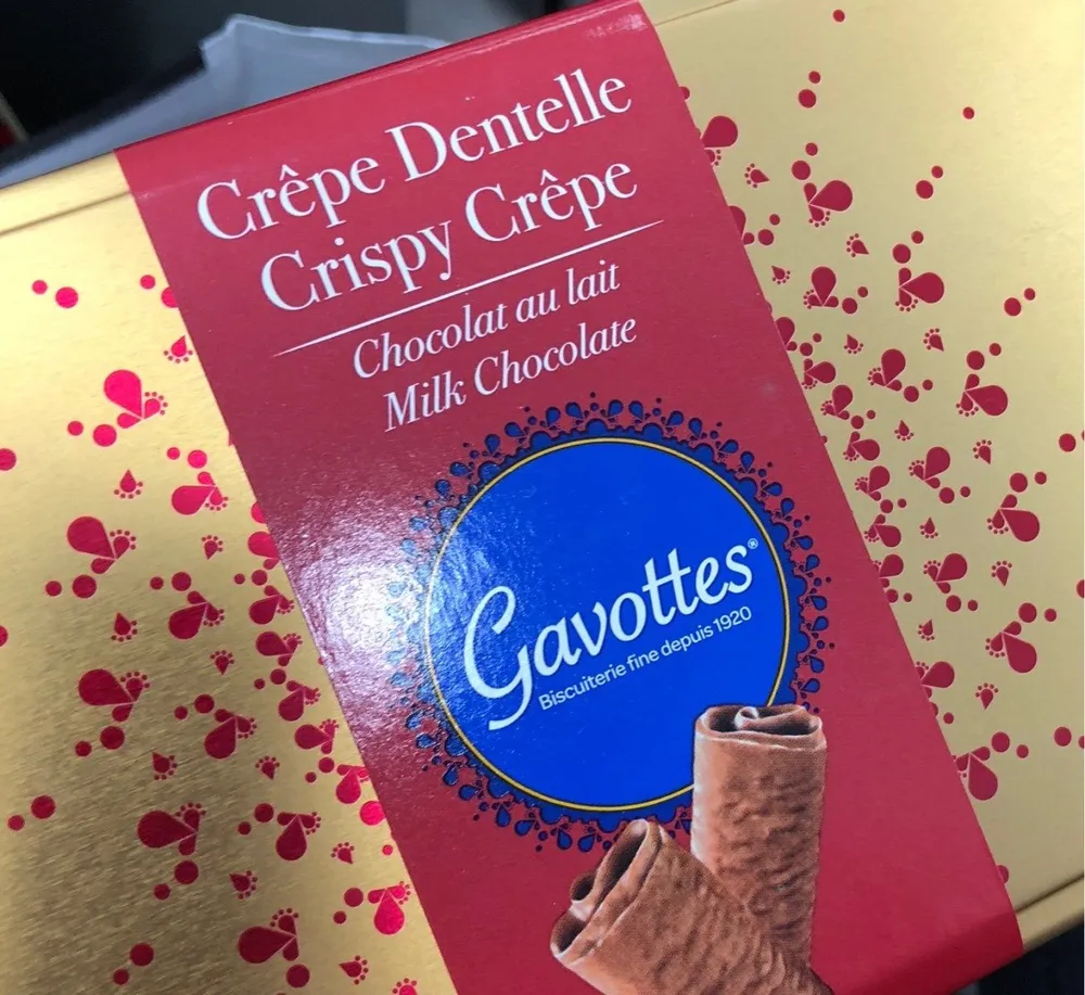 Crepes dentelles chocolat lait