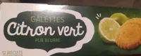 Galettes citron vert pur beurre