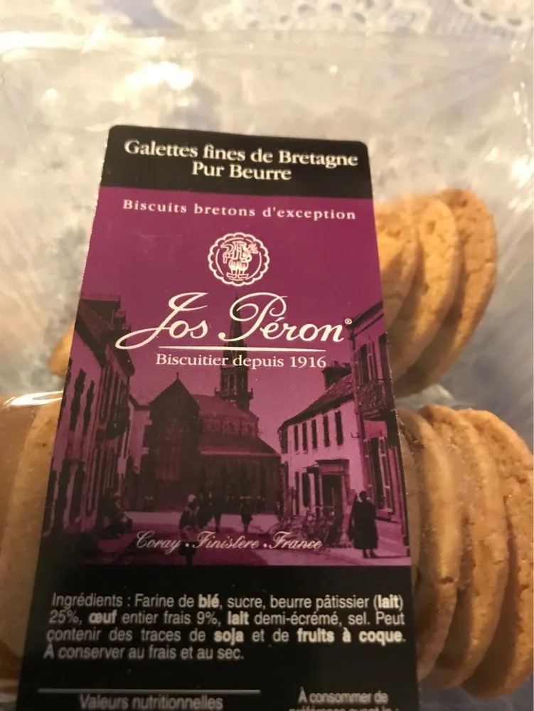 Galettes funes de Bretagne Pur Beurre