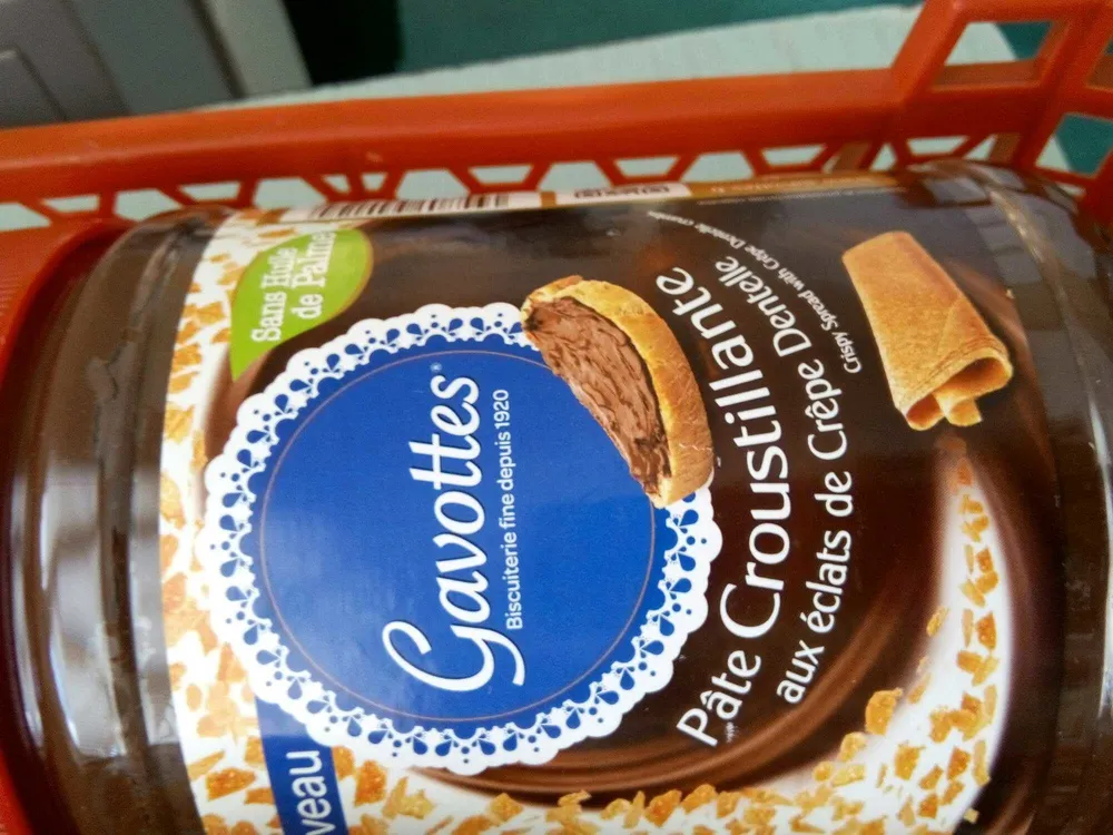 Pâte à Tartiner Croustillante Aux éclats De Crêpe Dentelle
